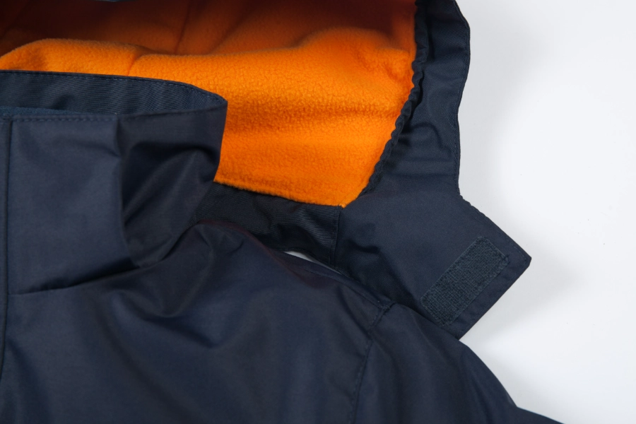 3M Insulated Detachable Collegiate Jacket-Navy + Orange / Navy