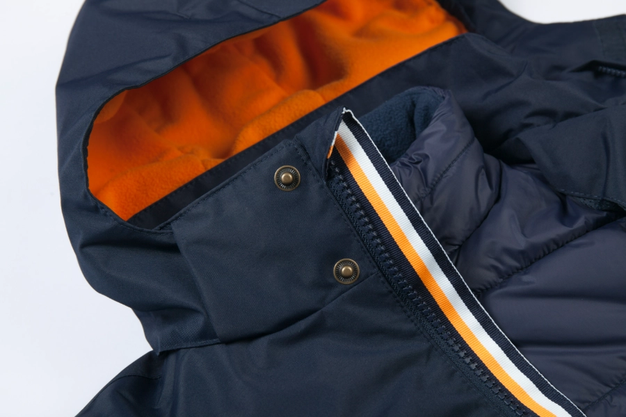 3M Insulated Detachable Collegiate Jacket-Navy + Orange / Navy