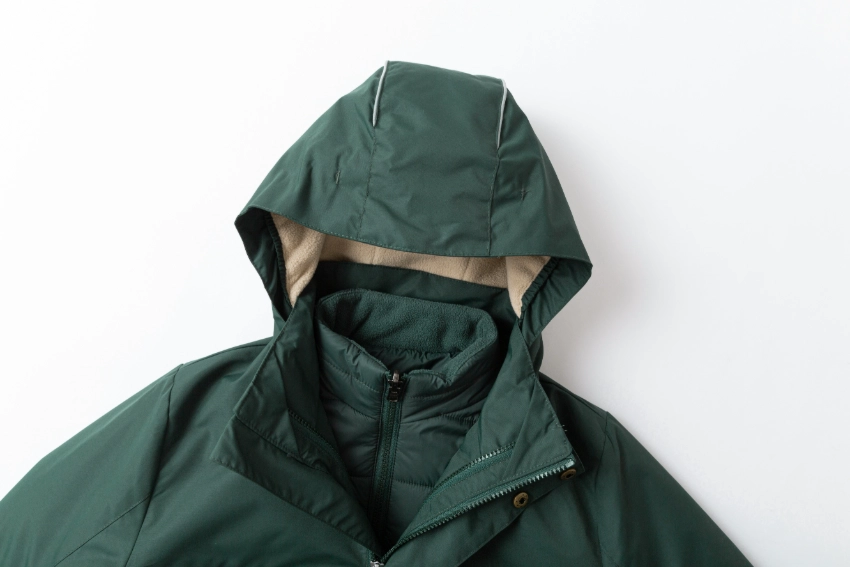 3M Insulated Multi-Functional Collegiate Winter Jacket-Dark Green / Dark Green