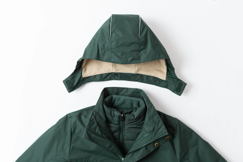 3M Insulated Multi-Functional Collegiate Winter Jacket-Dark Green / Dark Green