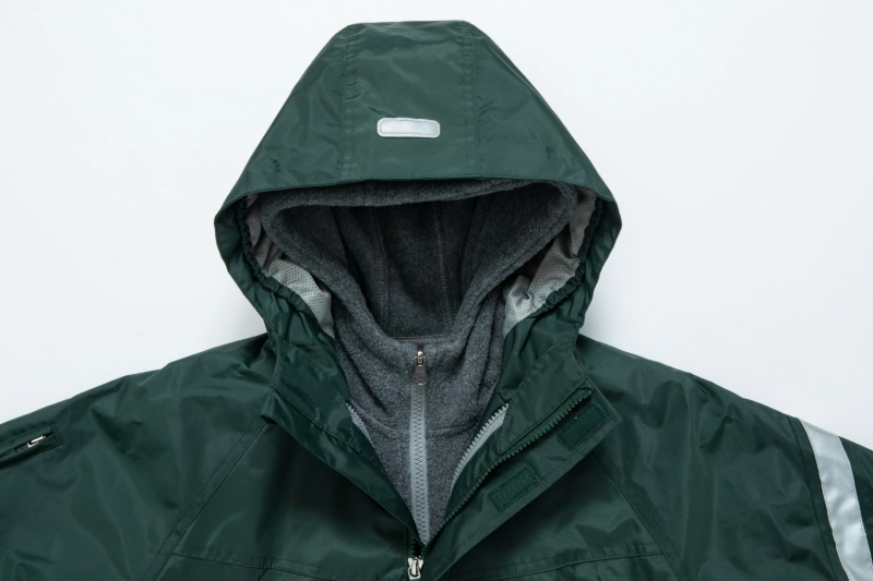 British Academy Detachable Jacket-Dark Green/Grey