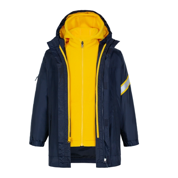 British Academy Detachable Jacket-Navy Blue/ Yellow