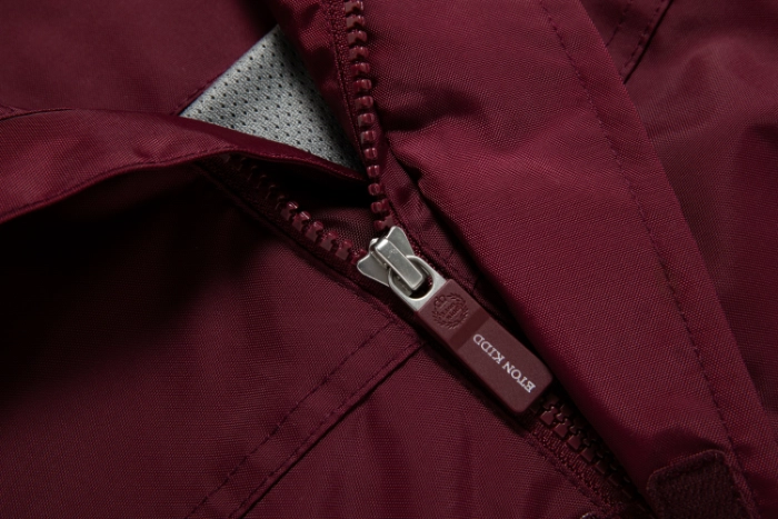 British Academy Detachable Jacket-Wine Red/Grey