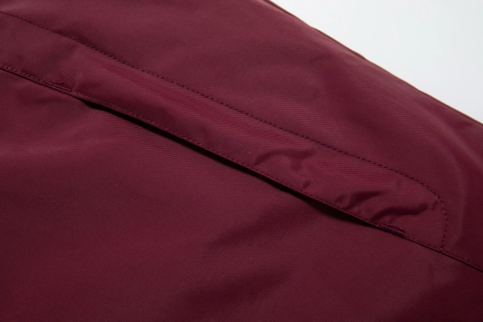 British Academy Detachable Jacket-Wine Red/Grey
