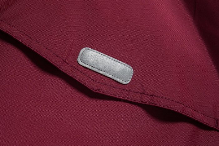 British Academy Detachable Jacket-Wine Red/Grey
