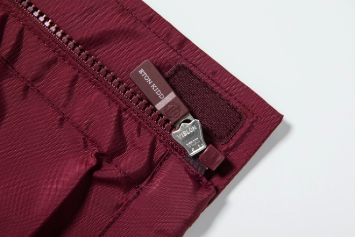 British Academy Detachable Jacket-Wine Red/Grey