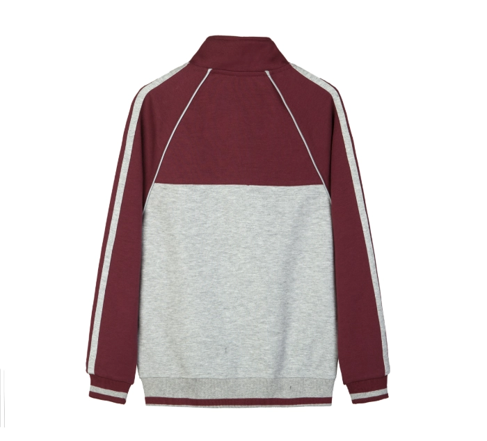 British Collegiate Sport Set-Dark Red / Light Heather Grey