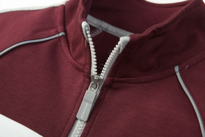 British Collegiate Sport Set-Dark Red / Light Heather Grey