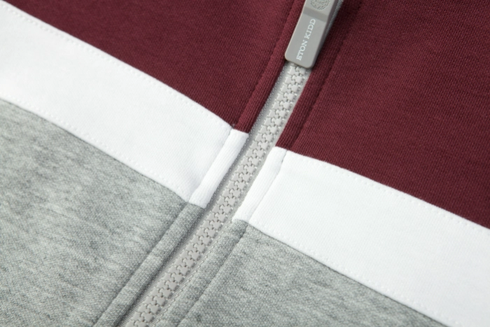 British Collegiate Sport Set-Dark Red / Light Heather Grey