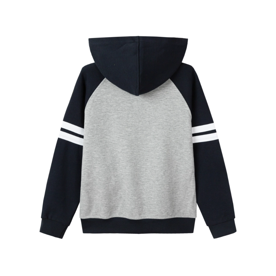 British Collegiate Sportswear-Light Gray & Navy