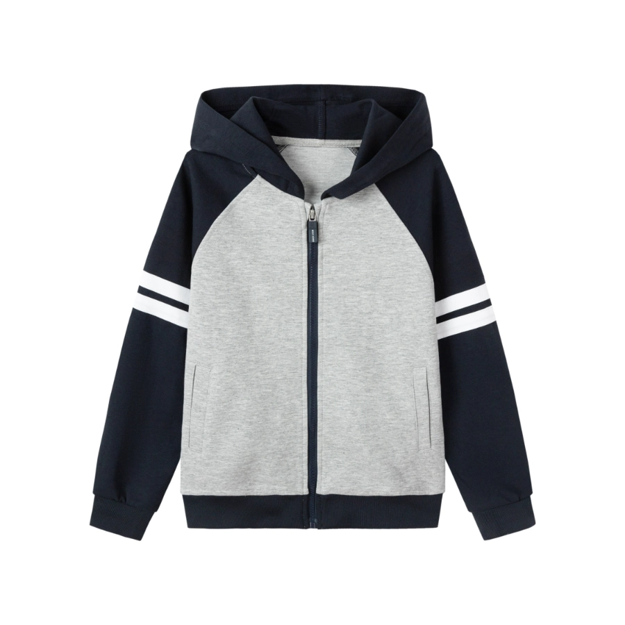 British Collegiate Sportswear-Light Gray & Navy