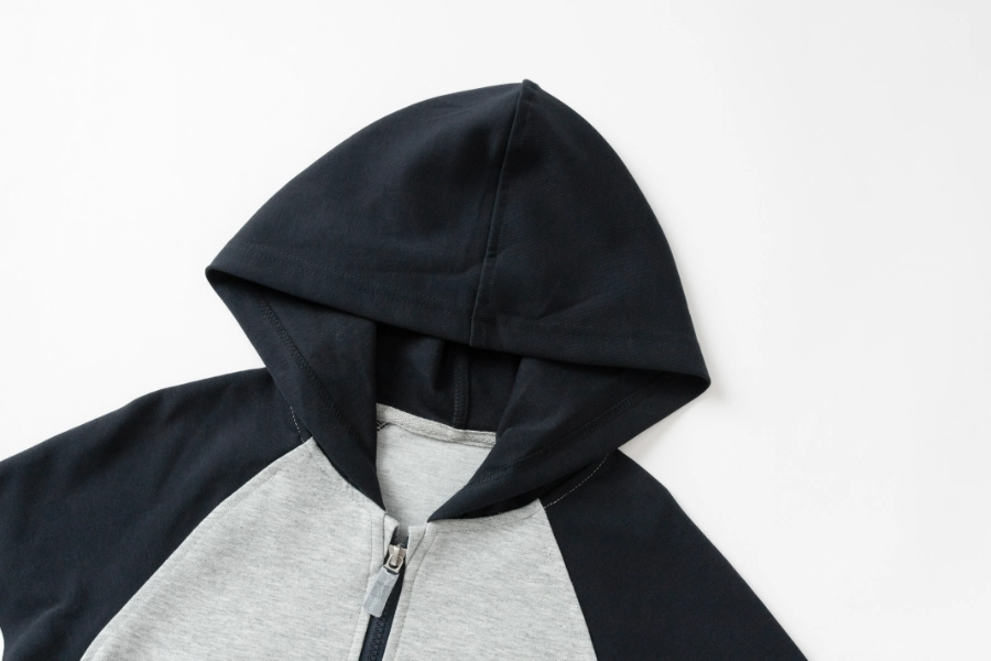 British Collegiate Sportswear-Light Gray & Navy