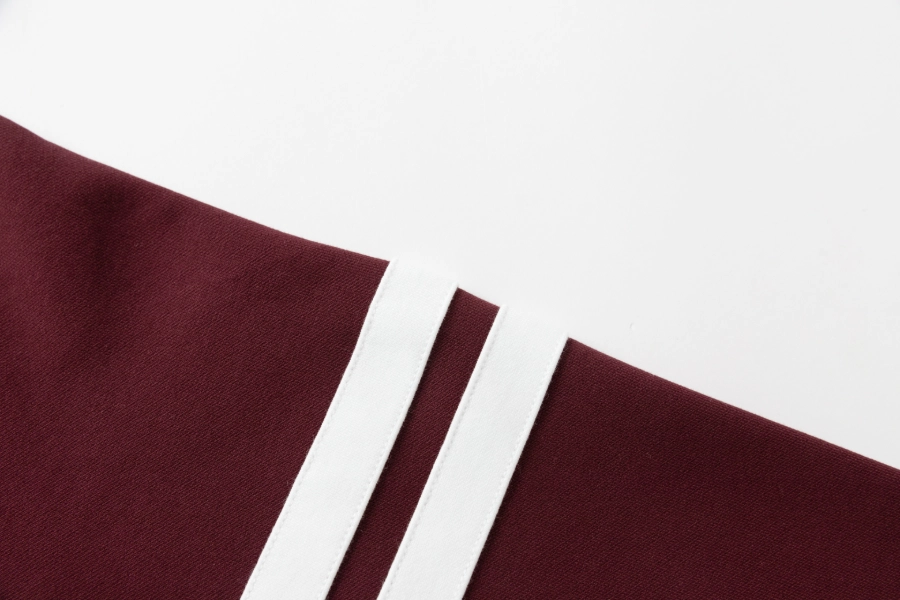 British Collegiate Sportswear-Light Gray & Maroon
