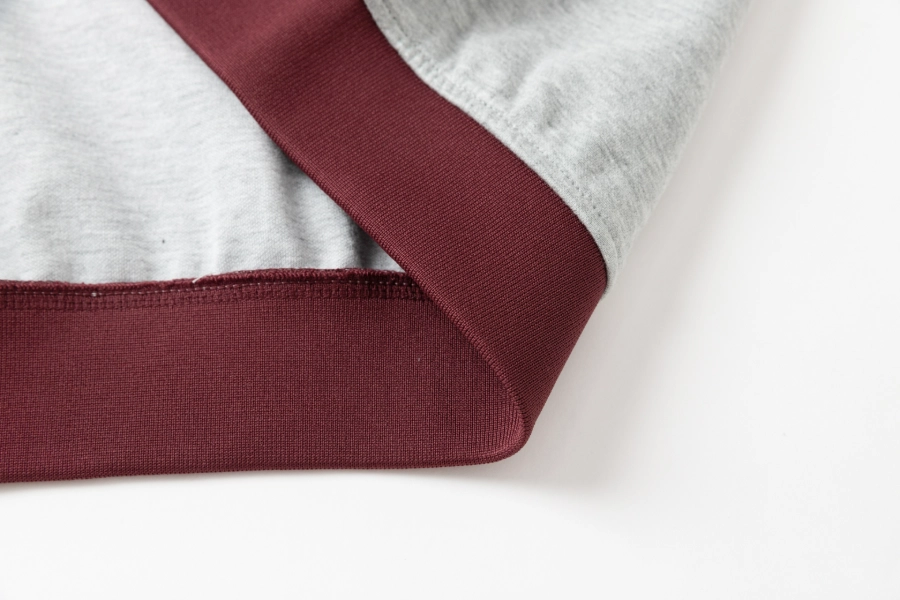 British Collegiate Sportswear-Light Gray & Maroon