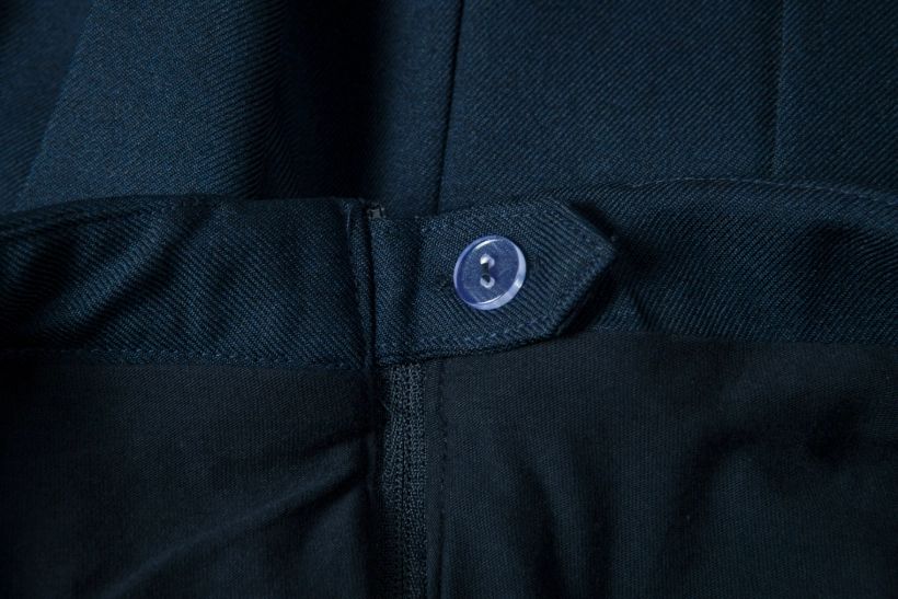 British-Inspired Girls’ Pleated Skirt-Navy Blue