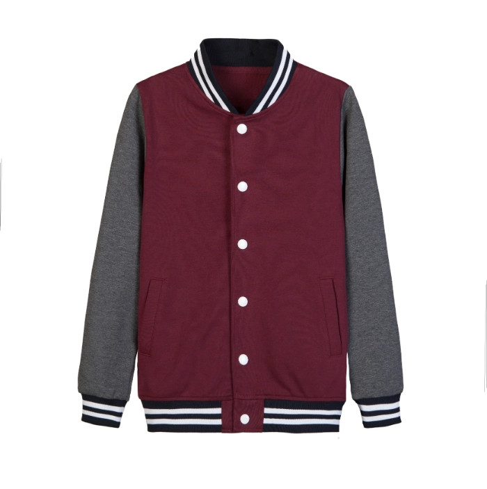 British Preppy Sports Set-Maroon & Dark Gray