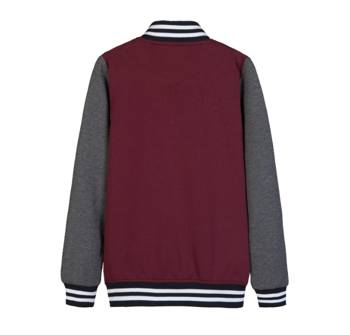 British Preppy Sports Set-Maroon & Dark Gray