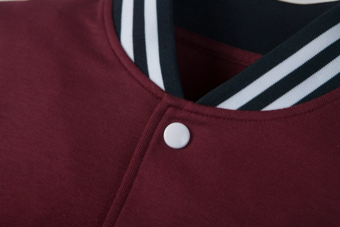 British Preppy Sports Set-Maroon & Dark Gray