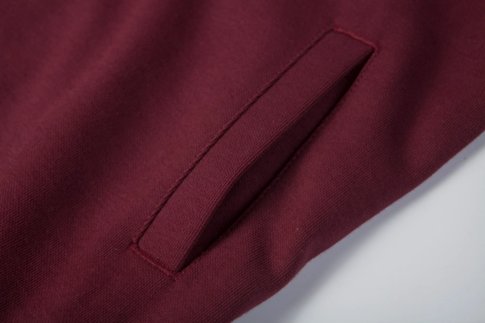 British Preppy Sports Set-Maroon & Dark Gray