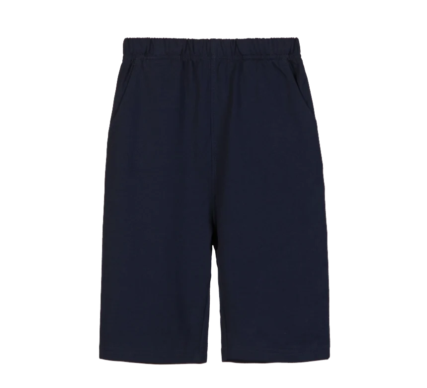 British Preppy Sports Shorts – Navy Blue