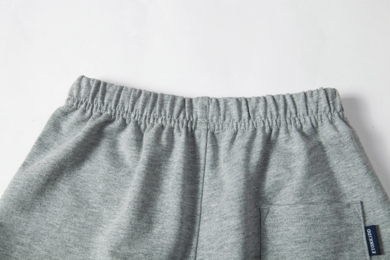 British Preppy Sports Shorts – Light Gray