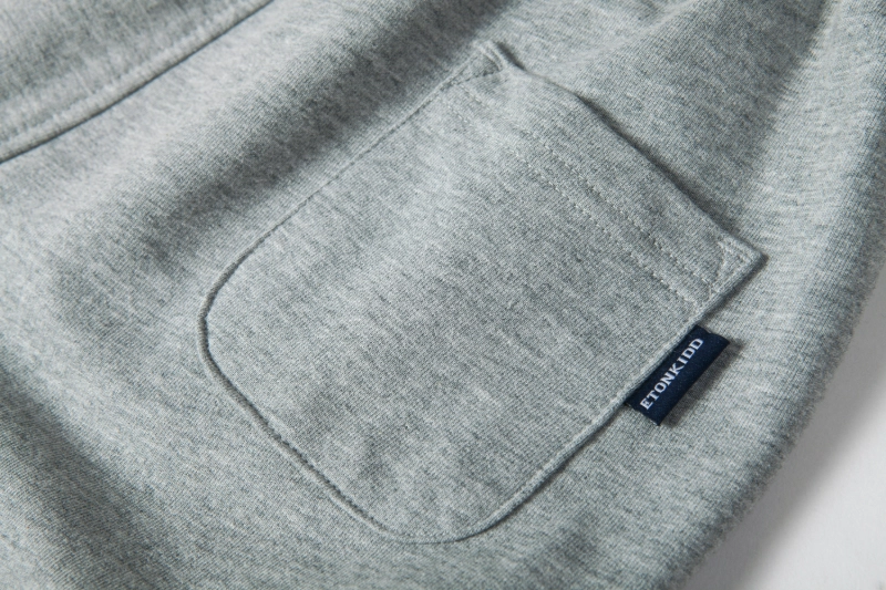 British Preppy Sports Shorts – Light Gray