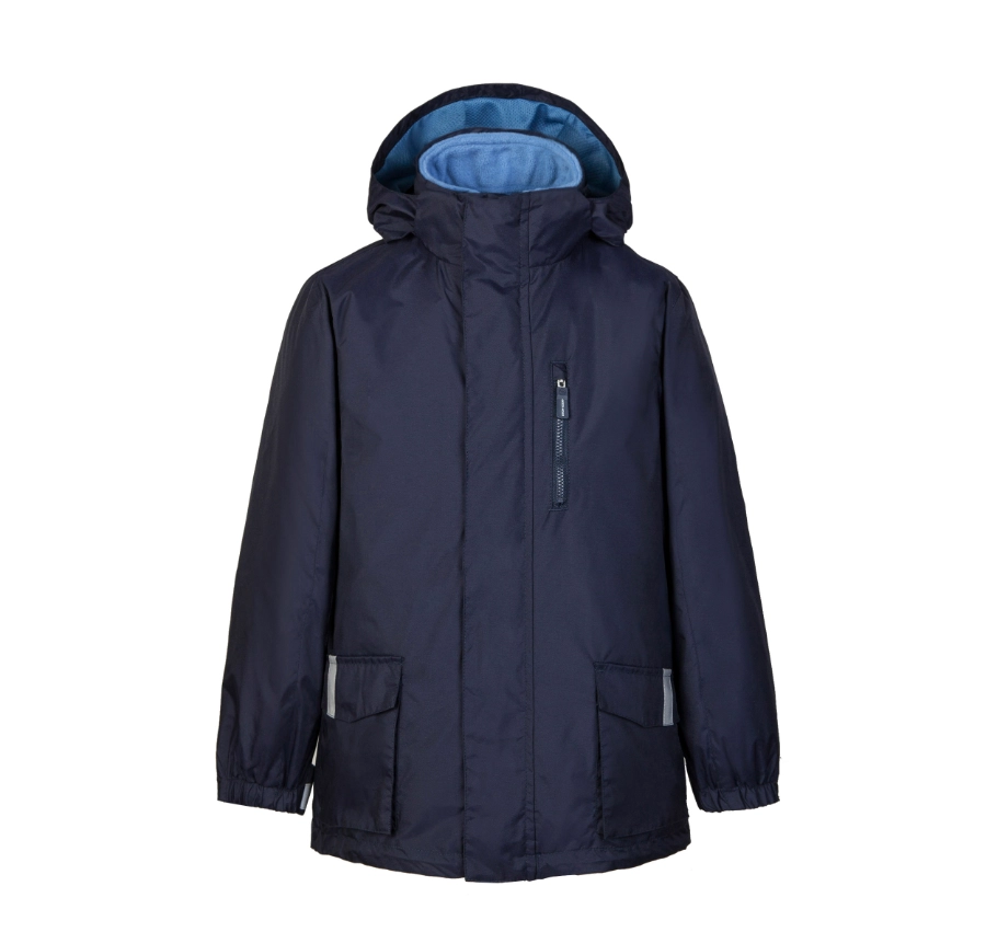 Campus-Inspired Convertible Jacket