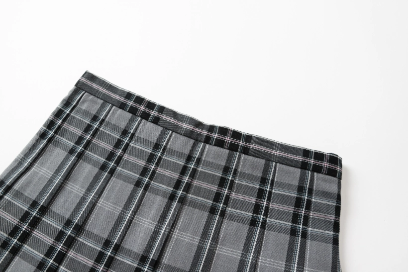 Campus-Inspired Plaid Pleated Skirt