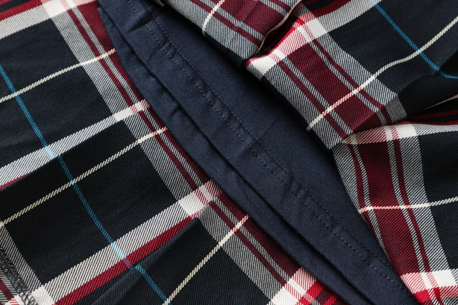 Campus Plaid Pleated Skirt