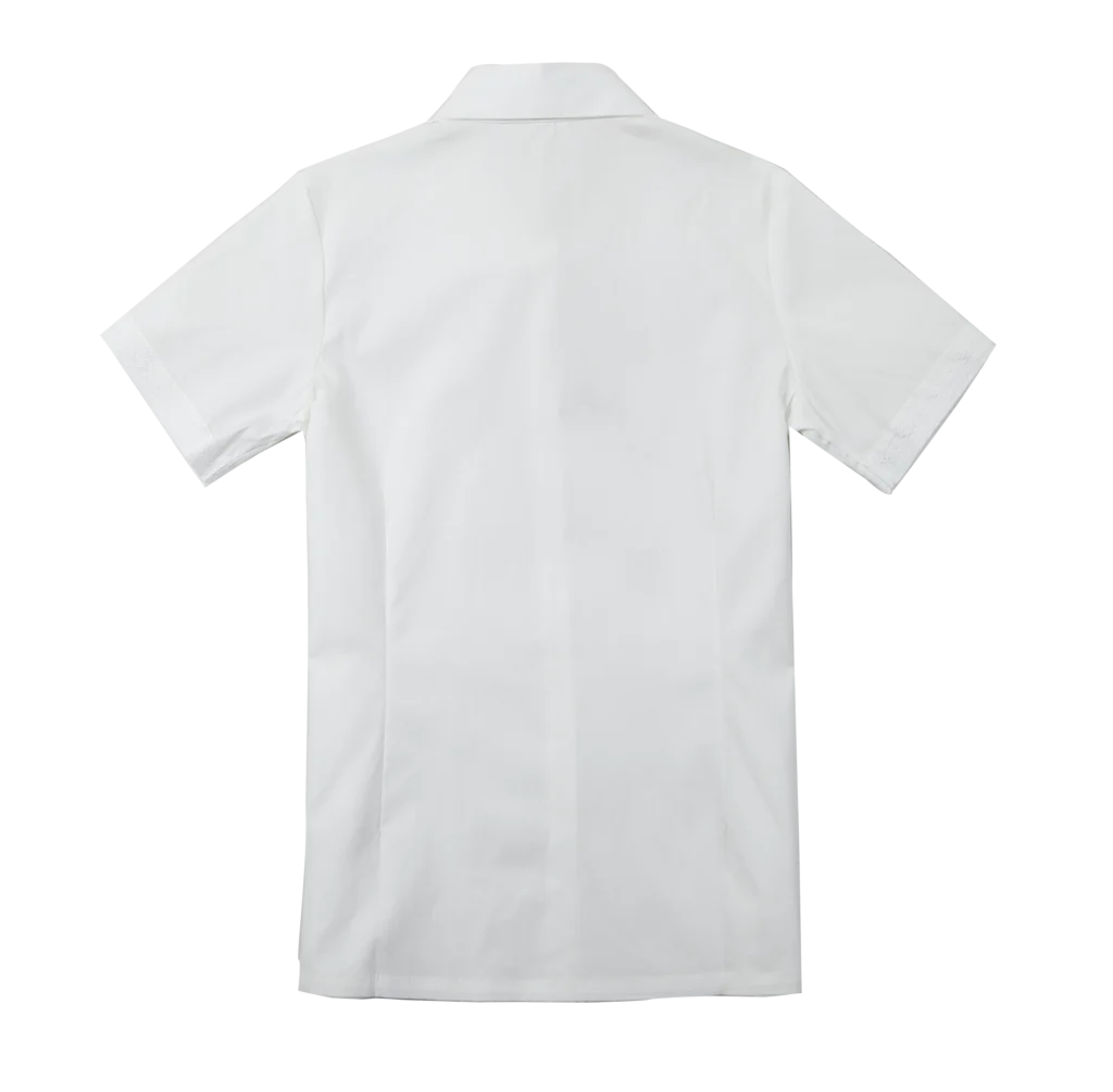 British Academy Girls’ Lace-Trimmed Short-Sleeved Shirt