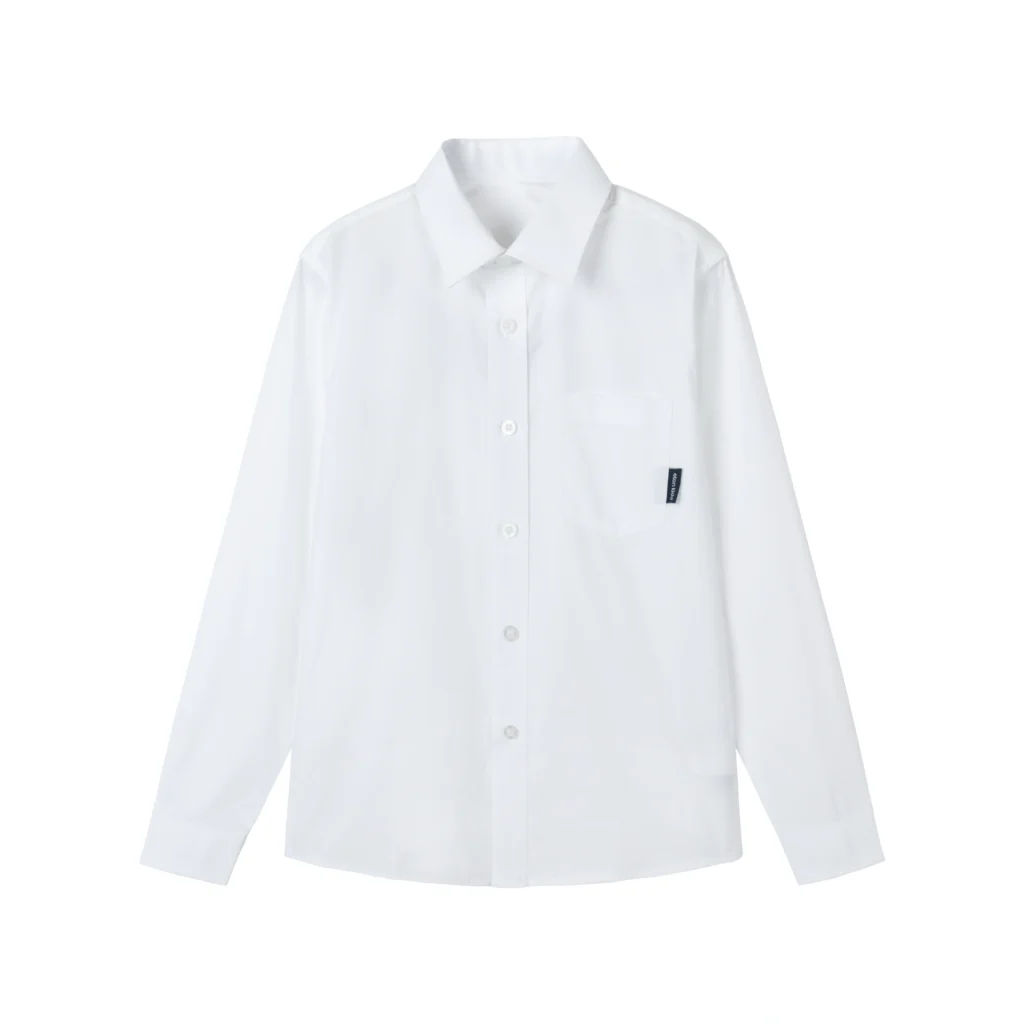 British Academy Boys’ Wrinkle-Resistant Long-Sleeved Shirt
