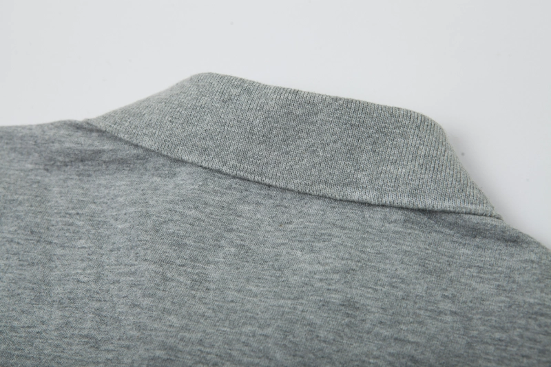 Preppy British Knit Athletic Set-Light Gray