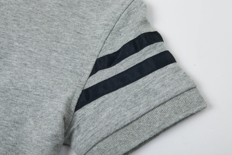 Preppy British Knit Athletic Set-Light Gray