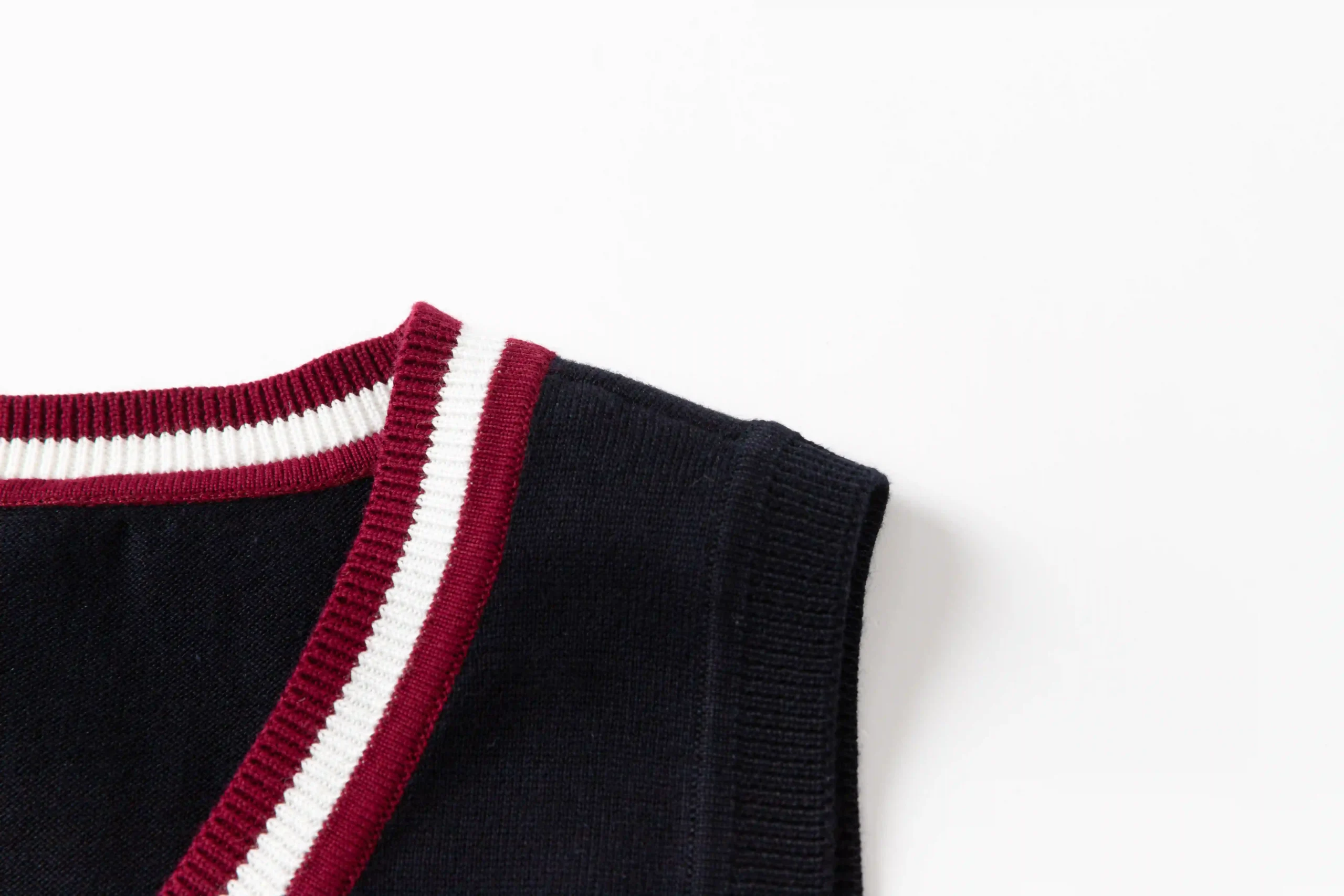 Preppy Cotton Sweater Vest